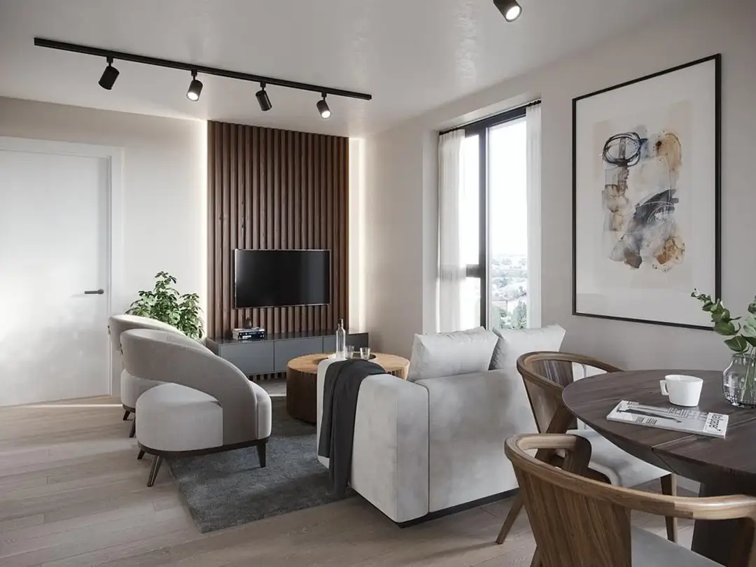 Torc Contracts Meter Yard London apartment sitting room